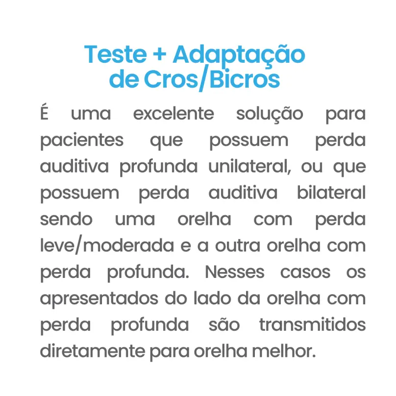 Teste Adaptação de Cros + bicros